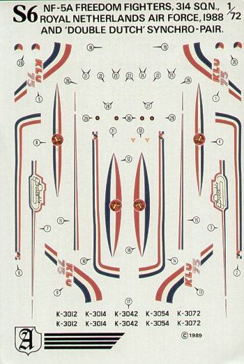 NF5A Freedom Fighter,314sq Double Dutch. S6