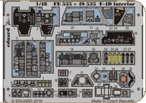 Detailset F4D Phantom II Interior Self Adhesive (Hasegawa) FE535