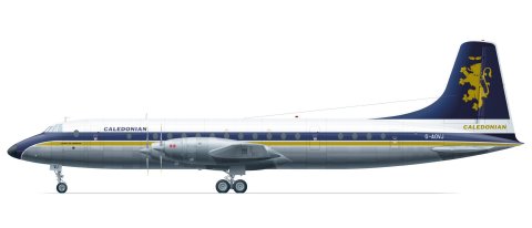 Bristol Britannia 300 (British Caledonian) FRP4042
