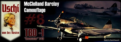 TBD-1 Devastator in McClelland Barclay Camouflage Masking set (Great Wall) USCHI2013