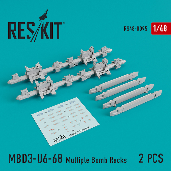 MBD3-U6-68 Multiple Bomb rack (2x) RS48-095