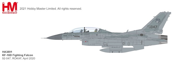 F16D Fighting Falcon 92-047, 20th Fighter Wing, ROKAF, April 2020 HA3891