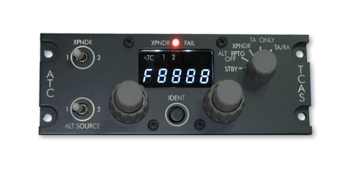 B737 ATC Radio Module, white digits. 2M16