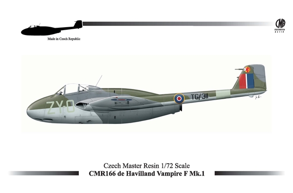 DH Vampire F.1 166