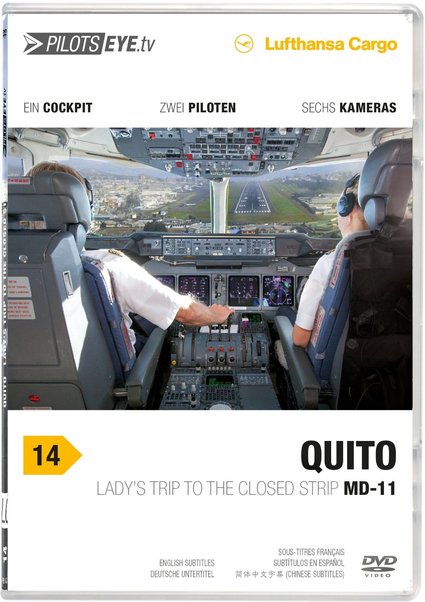 Quito Lufthansa Cargo MD11F: Lady's Trip to the closed Strip QUITO-DVD