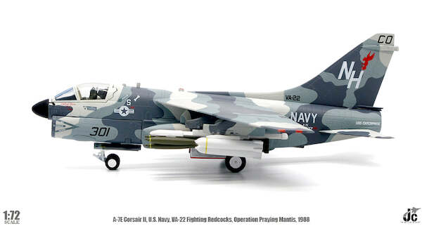 A7E Corsair II US Navy, VA-22 Fighting Redcocks, Operation Praying Mantis, 1988 JCW-72-A7-003