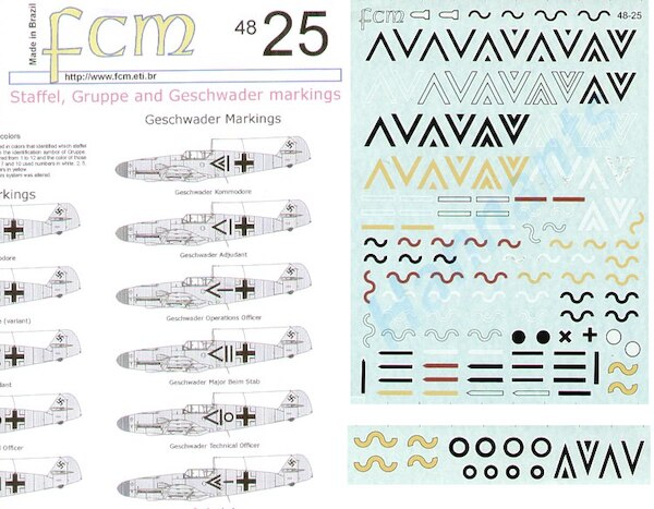 Luftwaffe Staffel Markings 48-25