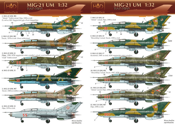 Mikoyan Mig21UM Mongol (Hungarian AF old and new era) HAD32019