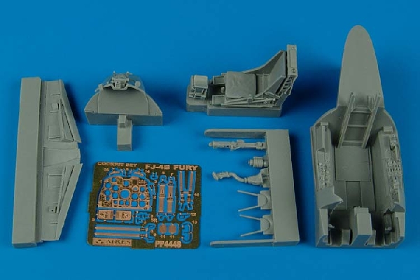 NA FJ4B Fury Cockpit set (Hobby Boss) 4448
