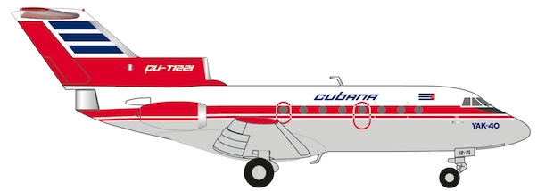 Yakovlev Yak40 (Cubana de Aviacion) CU-T1221 559775