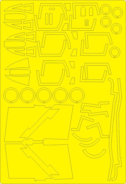 Phantom FGR2 ADVANCED Painting Masks (Hasegawa, Revell) NWAM0590