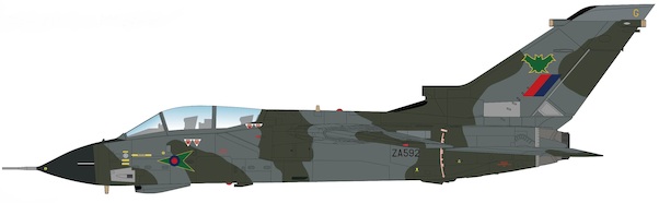 Tornado GR1, RAF, ZA 592