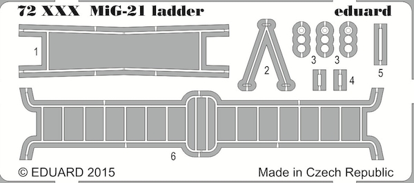 Detailset MiG21 Fishbed ladder RESIMPE72052