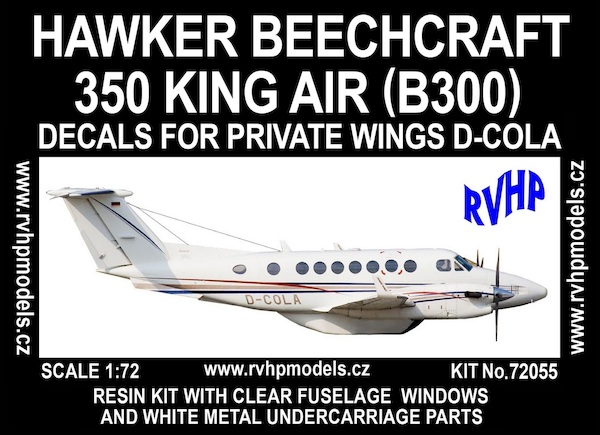 Hawker Beechcraft 350 King Air (Private Wings D-COLA) RVH72055