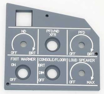 A320 F/O's Illumination panel P320B17