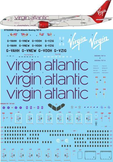 Boeing 787-9 (Virgin Atlantic) STS20006