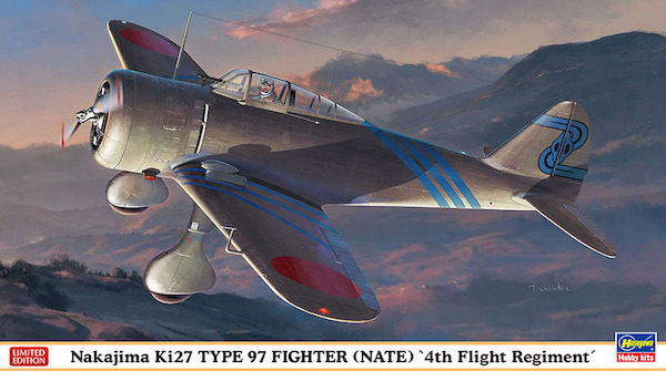 Nakajima Ki27 Type 97 (Nate) '4th Flight Regiment' 07451