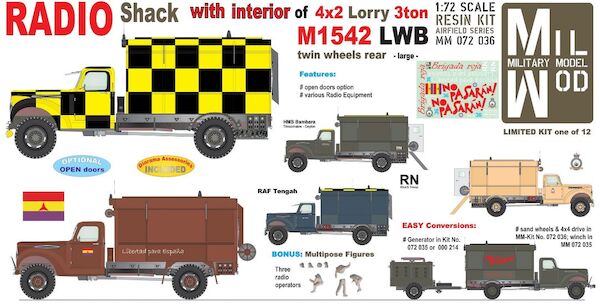 Chevrolet M1542 LWB 4x2 lorry 3 ton 