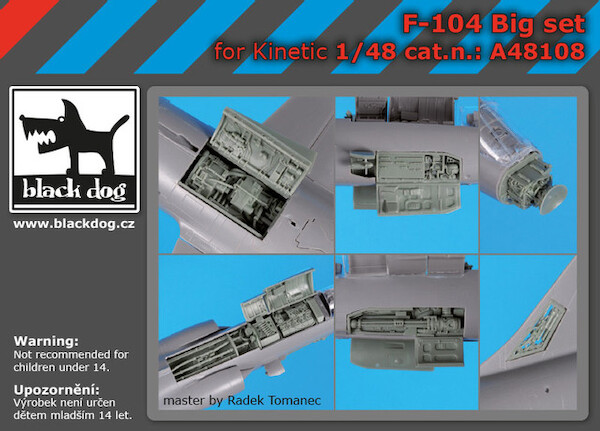 Lockheed F104 Starfighter - Big set (Kinetic) A48108