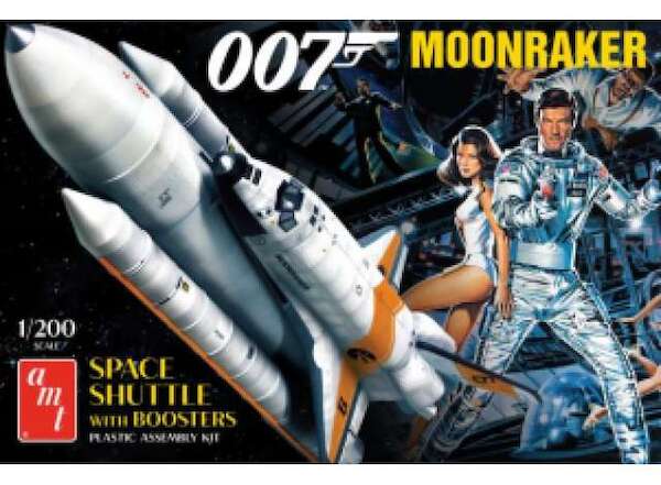 007 Moonraker Space shuttle with Boosters AMT1208/06