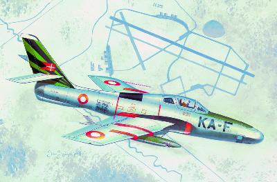 Republic RF84F Thunderflash (Danish, Norwegian, French and Belgian AF) 72-1023