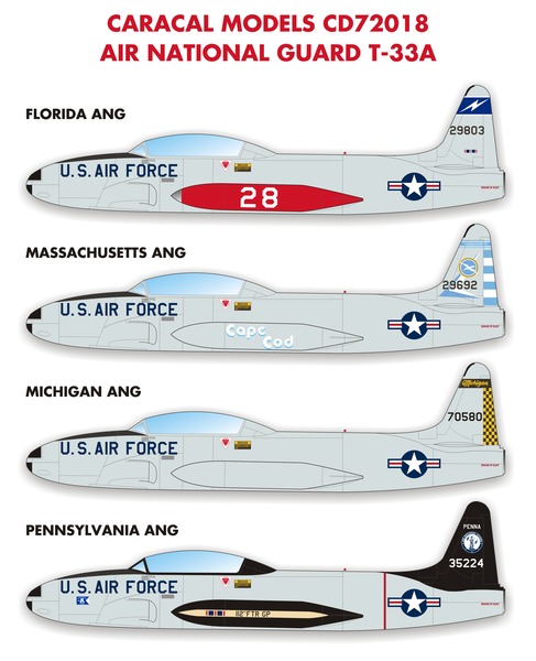 T33 Shooting Star (US Air National Guard) CD72018
