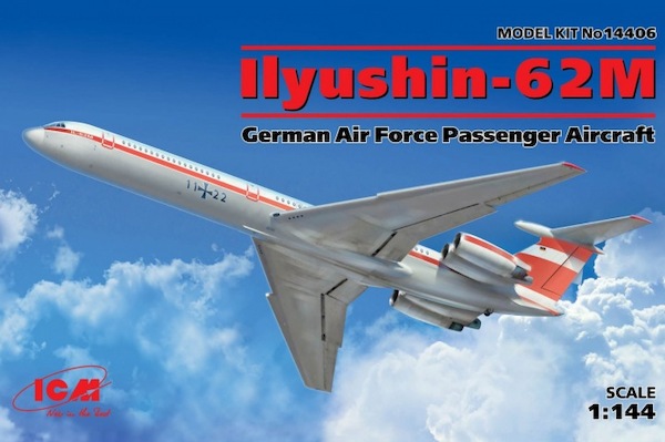 Ilyushin IL62M German AF Passenger Aircraft 14406