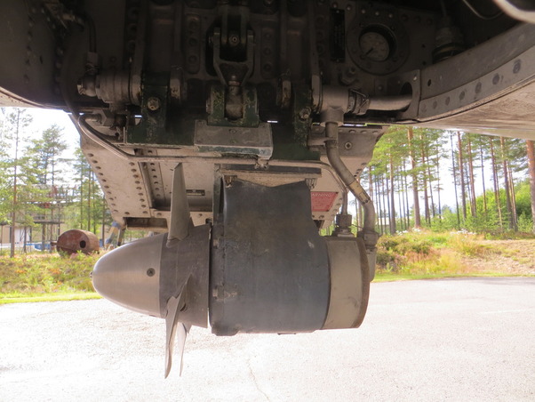 SAAB J35 Draken Ram Air Turbine bay AC48013