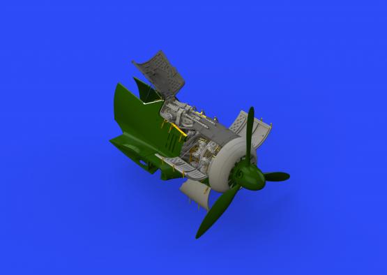 Focke Wulf Fw190A-4 Engine and Fuselage Guns (Eduard) E648355