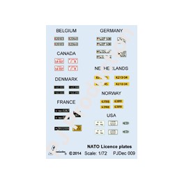 Military Licence plates PJDEC009