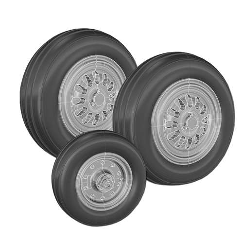 F16 Fighting Falcon Wheel set TDP48213