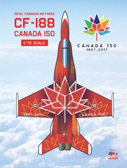 CF188 Hornet (Canada 150yrs Anniversary) FS144-01