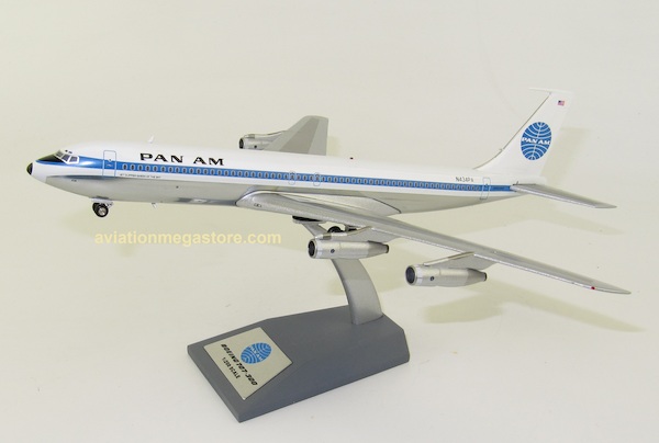 Boeing 707-300 Pan Am N434PA With Stand POLISHED IF707PA1120P