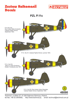PZL P11c (Rumanian AF) 48090