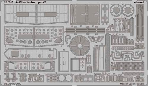Detailset Douglas A4M Skyhawk Exterior (Trumpeter) E32-745