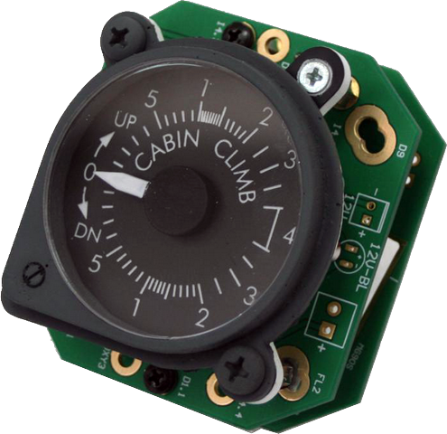 B737 Cabin climb Gauge with backlight V2 SIS-0536