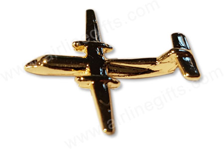 Boeing Bombardier DHC8 (Dash 8) gold pin PIN-DHC8