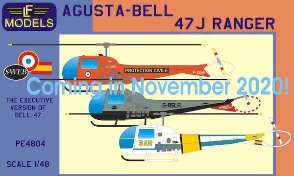 Agusta Bell 47J Super Ranger (Italy, Spain, Civil) (Expected November 2020) PE-4804