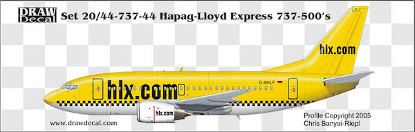 B737-500 (Hapag Lloyd Express) 44-737-44