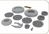 Mikoyan MiG21 Wheels (Eduard) e648-026