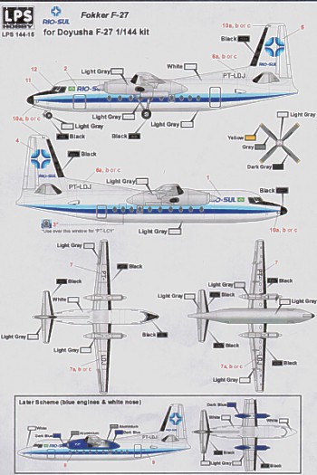 Fokker F27 Friendship (Rio Sul) LPS144-15
