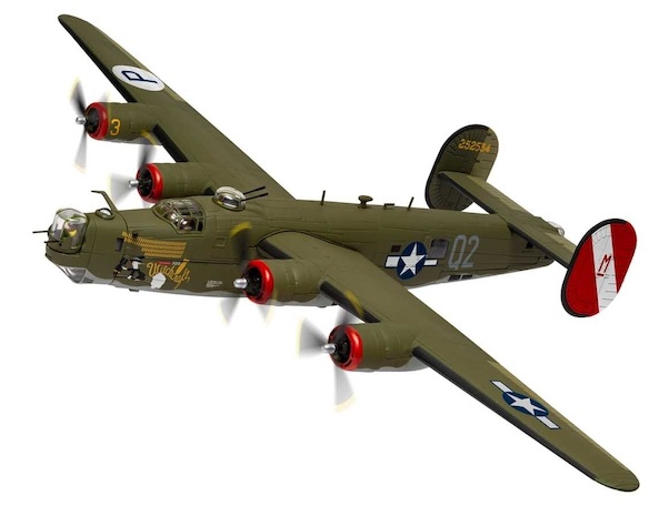 B24H Liberator, USAAF, 42-52534, 'Witchcraft' 130 missions AA34019