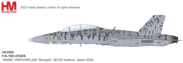 F/A-18D Hornet ATARS 164886, VMFA(AW)-224