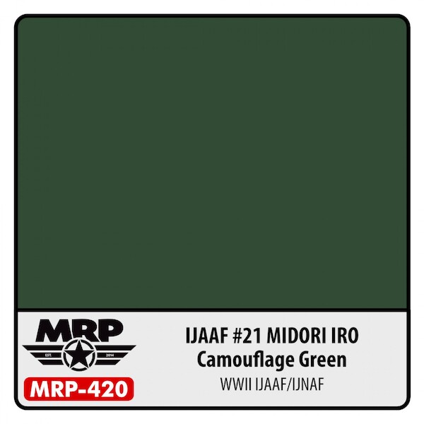 IJAAF #21 Midori Iro (Camouflage Green)(30ml Bottle)  MRP-420