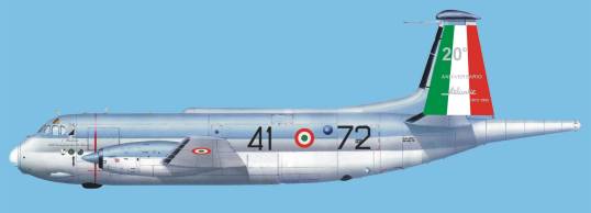 Italian Air Force Breguet Atlantic 20°Anniv.AMI 1972-92 IK72007