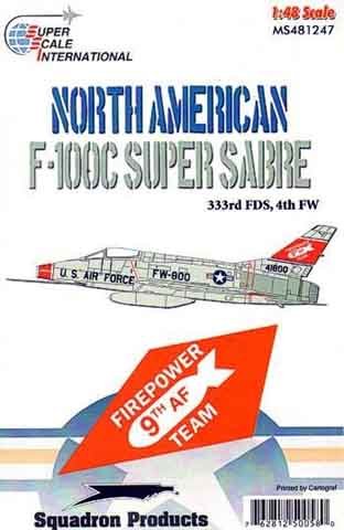 48-1247 F100C Super Sabre (333FWS, USAF) 48-1247