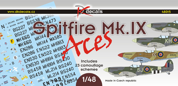 Spitfire Mk.IX Aces High-Altitude Fighter (23 camo schemes) DK48015