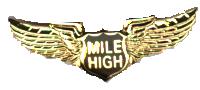 Mile High Club Honorary Member wing pin PIN400