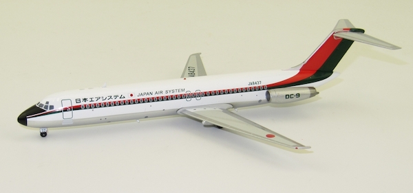 DC9-41 (JAS Japan Air System) JA8437 With Stand B-DC9-40-03