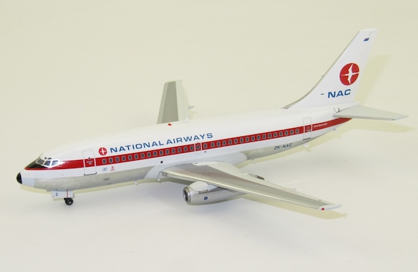 B737-200 (NAC New Zealand National Airways Corporation) ZK-NAC with stand IF732NZ1218P